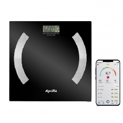 Pèse-Personne APRILLA Intelligent avec Bluetooth - 180 kg (ABS-1081)