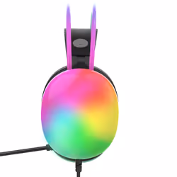 Inca IGK-X8S, Avec fil, Jouer, 20 - 20000 Hz, 320 g, Casque, Noir