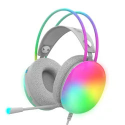 Inca IGK-X8Y écouteur/casque Avec fil Arceau Jouer Gris
