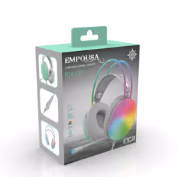 Inca IGK-X8Y écouteur/casque Avec fil Arceau Jouer Gris - Vue supplémentaire 4