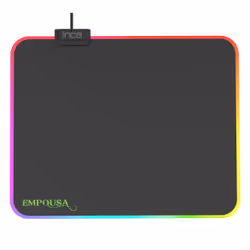 Inca IMP-024 tapis de souris Tapis de souris de jeu Noir