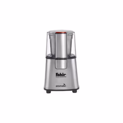 Moulin à Café FAKIR Aromatic - Puissance: 220 W - Capacité: 60 gr de café - Boitier & Lame En Acier inoxydable - La couvertur ...