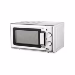 Fakir MW70200 S, Comptoir, Micro-onde simple, 20 L, 700 W, Rotatif, Argent, Blanc