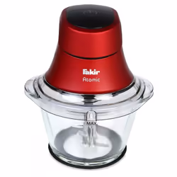 Mini Hachoir Électrique FAKIR Atomic - Puissance: 600 W - Capacité: 1 Litre - Vitesse Réglable - Lame de coupe en acier inoxy ...