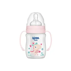 WEE BABY BIBERON COL LARGE PP AVEC POINGEE 0-6M 150 ML