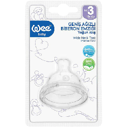 WEE BABY TETINE EN SILICONE COL LARGE 18+M 854