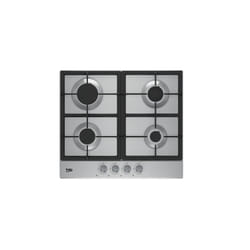 Beko HIAG 64225 SX plaque Acier inoxydable Intégré Gaz 4 zones