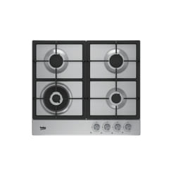 Beko HIAW 64225 SX plaque Acier inoxydable Intégré Gaz 4 zones