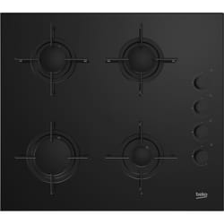 Beko HILG 64120 S plaque Noir Intégré Gaz 4 zones
