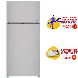 Réfrigérateur BEKO RDNE550S 455 Litres NoFrost - Silver
