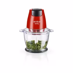 Arnica GH21132 hachoir électrique 1,3 L 500 W Noir, Rouge, Transparent