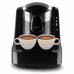Arzum Okka, Machine à café turc, 0,95 L, Café moulu, 710 W, Noir, Argent