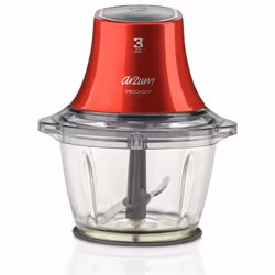 Mini hachoir Arzum 600 Watt 1L AR1021GR - Rouge