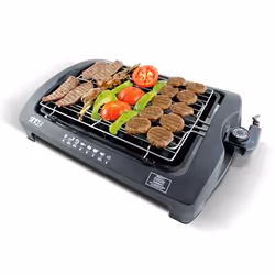 Sinbo SBG-7102, 2000 W, Grill, Electrique, Dessus de table, Grille, Noir