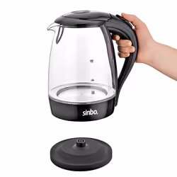 Sinbo SK 7338 bouilloire 1,7 L 2200 W Noir, Transparent