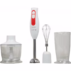 Sinbo SHB-3100S, Mélangeur par immersion, 350 W, Transparent, Blanc