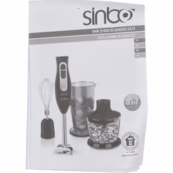 Sinbo SHB-3100S blender Mélangeur par immersion 350 W Transparent, Blanc - Vue supplémentaire 6