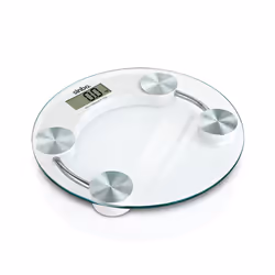 Sinbo SBS-4444, Pèse-personne électronique, 180 kg, 100 g, Transparent, kg, lb, Cercle