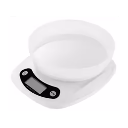 Balance de cuisine avec bol SINBO SKS-4525 - Capacité: 5 kg - Précision de mesure: 1 g - Bol amovible en plastique - Taille d ...
