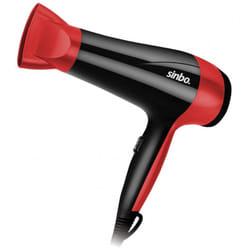 Sèche Cheveux Sinbo 2000W (SHD-7093)- Noir & Rouge
