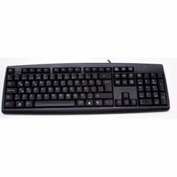 Everest Standard, Taille réelle (100 %), Avec fil, USB, QWERTY, Noir