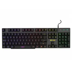 Inca IKG-446 clavier USB QWERTY Allemand Noir