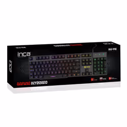 Inca IKG-446 clavier USB QWERTY Allemand Noir - Vue supplémentaire 8