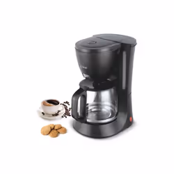Cafetière Electrique KIWI - Puissance: 680W - De 8 a 10 Tasses - Capacité: 1.2 l - Indicateur de niveau d'eau - Interrupteur  ...