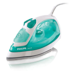 Philips PowerLife GC2920/70 fer à repasser Fer à repasser à sec ou à vapeur Semelle SteamGlide 2200 W Vert, Blanc