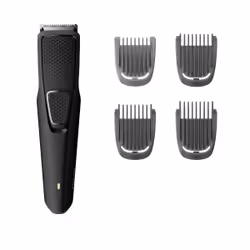Philips Beardtrimmer series 1000 BT1214/15, Sans entretien, aucune lubrification nécessaire, Batterie, Noir