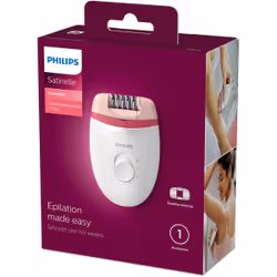 Épilateur Corps Philips Satinelle Essential BRE235/00 - Rose et Blanc