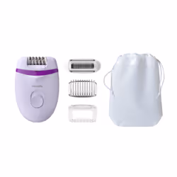 Philips Satinelle Essential BRE275/00 Épilateur compact sur secteur, Violet, Secteur, 15 V, 15 V
