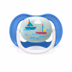 Philips SCF080/03 tétine pour bébé Sucette ultra souple Orthodontique Silicone Bleu - Vue supplémentaire 4