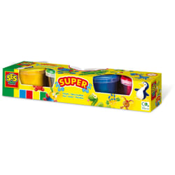 SES Creative Pâte à modeler 4x90gr