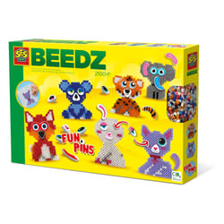 SES Creative Beedz Perles à repasser - Animaux FunPins