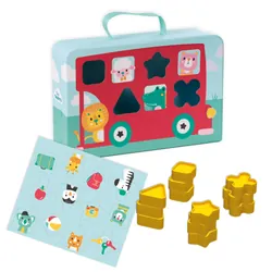 SES Creative Tiny Talents Bus-valise de tri sensoriel