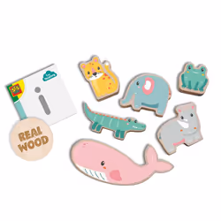SES Creative Tiny Talents Animaux en bois à équilibrer et empiler - Vue supplémentaire 2