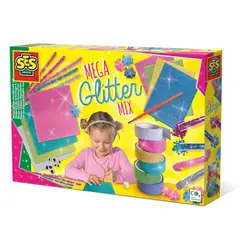 SES Creative Méga kit de bricolage à paillettes