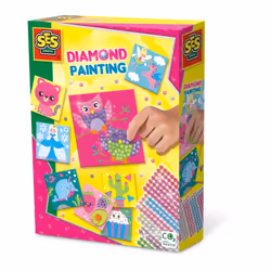 SES Creative Mosaïque de Diamants, Kit de loisirs créatifs pour enfants, 3 an(s), Multicolore