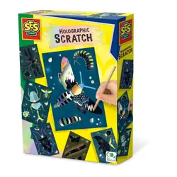 SES Creative Dessins holographiques à gratter - Insectes