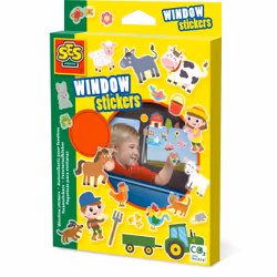 SES Creative Autocollants pour fenêtres Ferme, 26 pièce(s), Garçon/Fille, 3 an(s), Couleurs assorties