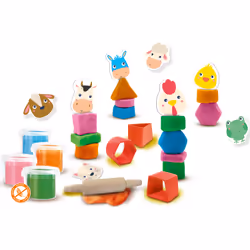 SES Creative My First - Animaux en pâte à modeler à empiler - Vue supplémentaire 3