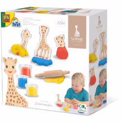 SES Creative My First Sophie la girafe - Animaux en pâte à modeler, Pâte à modeler, Multicolore, Enfant, 1 an(s), Garçon/Fill ...