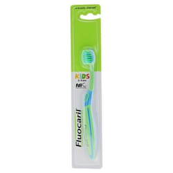 Fluocaril Brosse à Dents Kids 2-6 Ans Extra-Souple - Couleur : Vert et Bleu