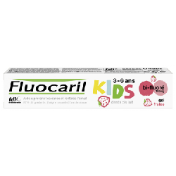 Fluocaril Kids Dentifrice Bi-Fluoré 3-6 Ans 50 ml - Arôme : Gel Fraise