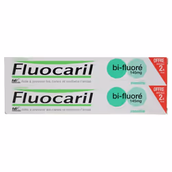 Fluocaril Dentifrice Bi-Fluoré 145mg Menthe 2 x 75ml