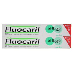Fluocaril Dentifrice Bi-Fluoré 145mg Menthe 2 x 75ml