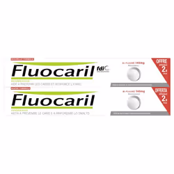 Fluocaril Dentifrice Bi-Fluoré 145mg Blancheur 2 x 75ml