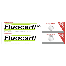 Fluocaril Dentifrice Bi-Fluoré 145mg Blancheur 2 x 75ml