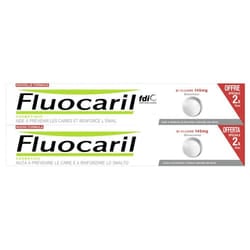 Fluocaril Dentifrice Blancheur Bi-Fluoré Lot de 2 x 75 ml